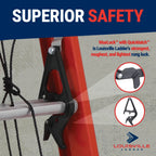 Louisville Ladder 16 - Foot Fiberglass Extension Ladder, 300 - Pound Load Capacity, Type IA, FE3216