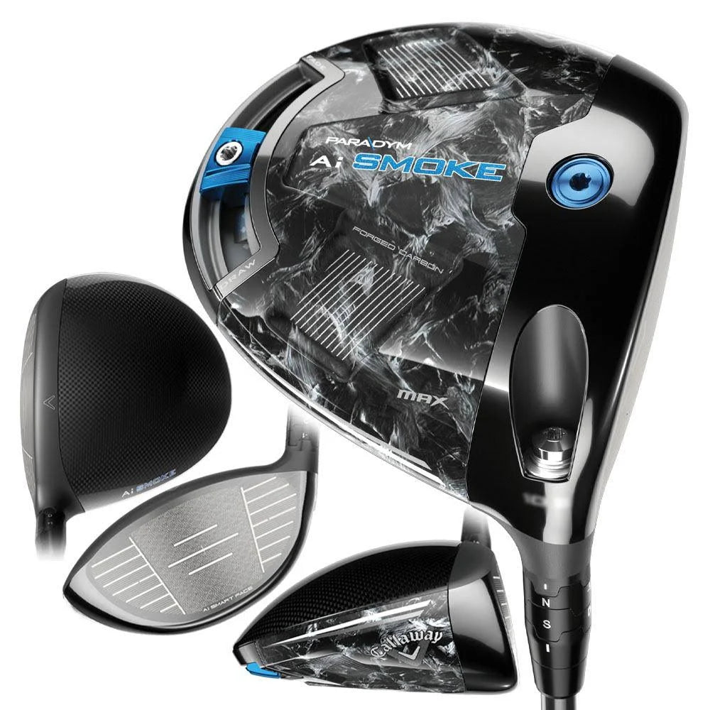 Callaway Paradym Ai Smoke Max Driver Blue Right-Handed 12 Regular - MadeInUSA