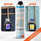 Adhesive Guru Spray Foam Insulation Kit (18 x 32.80 oz/930 Gr - 360 Board Feet), Self - Expanding Adhesive Foam