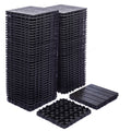 76 - Pack Plastic Interlocking Deck Tiles - 68.80 Sq.ft Outdoor Plastic Flooring Super Durable & Waterproof All