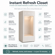 2026 Latest Tech – Instant Refresh Closet – Keep Your Active Wardrobe Fresh, Clean, and Ready in 15 Minutes, Perfect for Sports, Daily Wear, and Canadian Summers