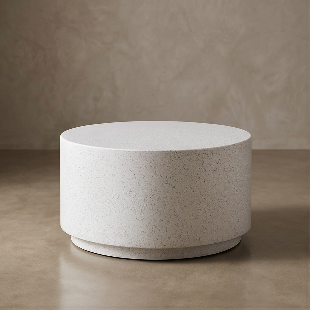 Roomviax Tegan Light Speckled Coffee Table Gray