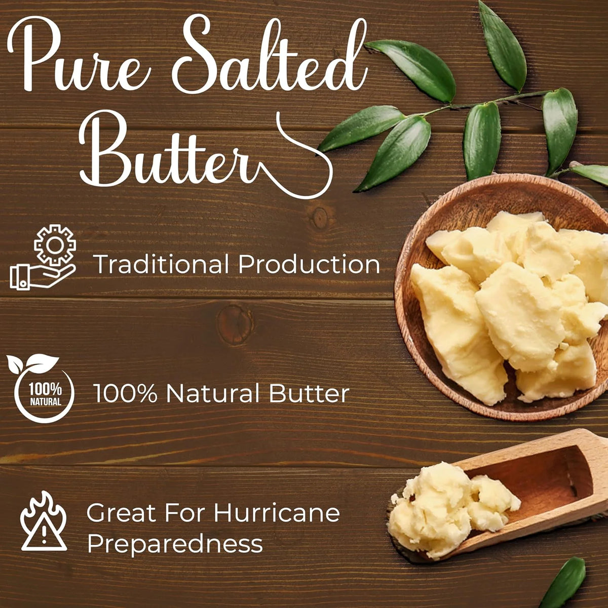 Beurdell Canned French Butter �m?100% Natural Salted Pasteurized Real Butter Long Shelf Life Emergency Survival Food