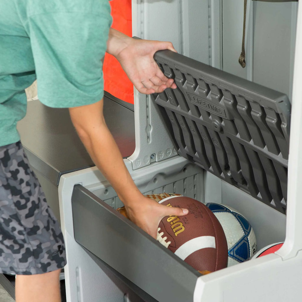 Lifetime Home and Garage Polyethylene Storage Locker, Freestanding for Adults and Children (60226)