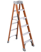 Louisville Ladder 6 - Foot Fiberglass Step Ladder, 300 - Pound Load Capacity, Type IA, FS1506