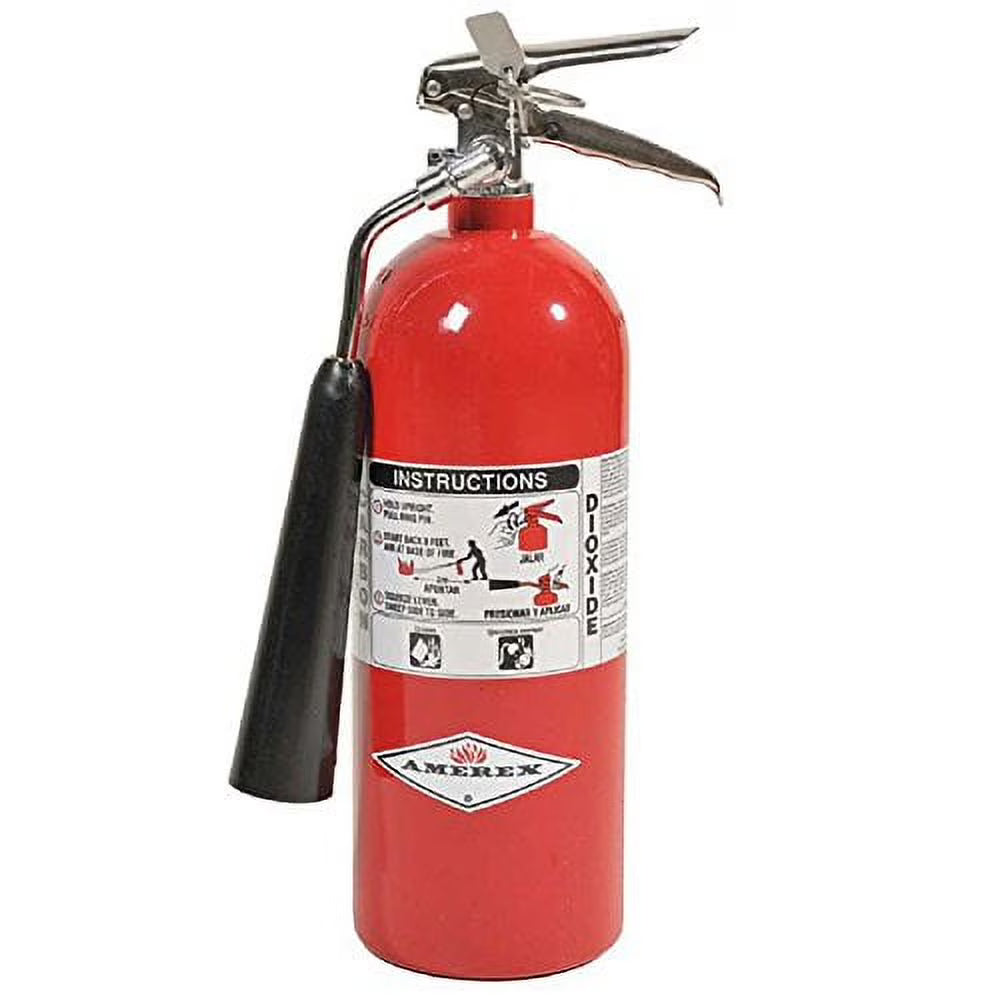 Amerex 322, 5 lb Carbon Dioxide Class B C Fire Extinguisher
