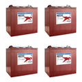 Trojan T - 105 - 6V 225ah Deep Cycle Golf Cart Batteries (Pack of 4)