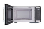 Hamilton Beach 1.1 Cu. Ft. Countertop Microwave Oven, 1000 Watts, White Stainless Steel