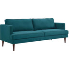 Roomviax Aisley Upholstered Fabric Sofa Teal