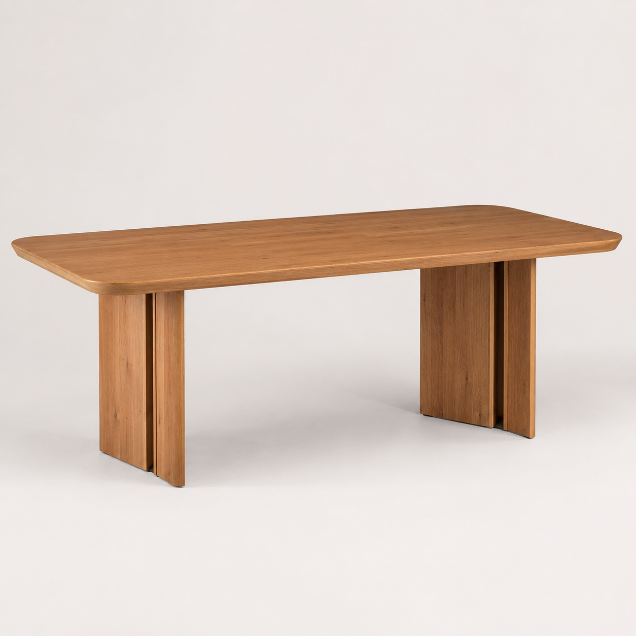 Walnut Rectangular Engineered Wood Dining Table for 6