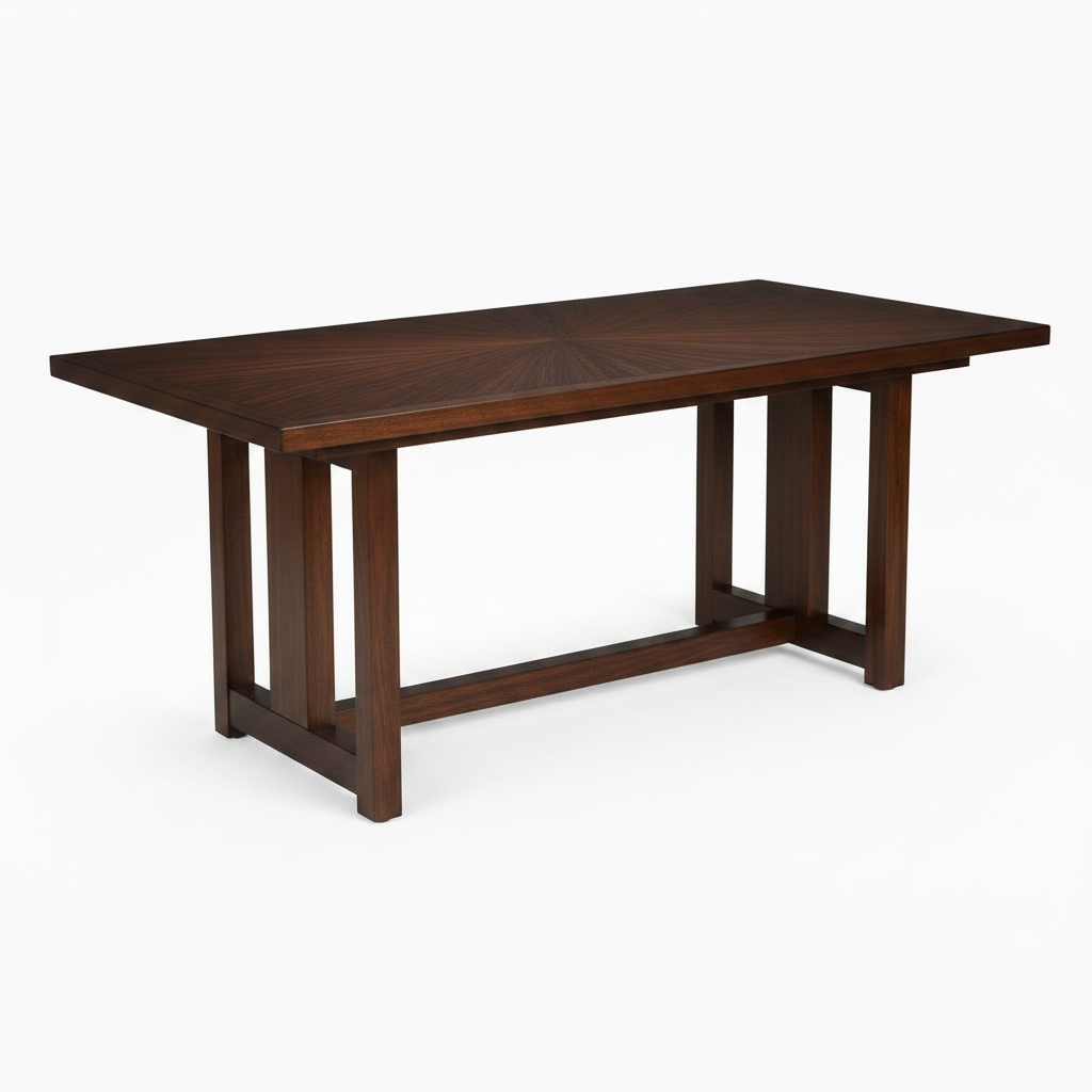 Modern Starburst Extension Dining Table