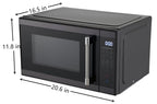 Hamilton Beach 1.1 Cu. Ft. Countertop Microwave Oven, 1000 Watts, White Stainless Steel