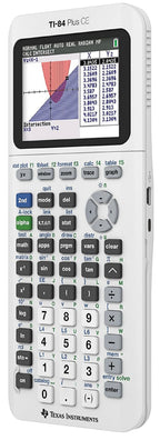 Texas Instruments TI - 84 Plus CE Graphing Calculator, White