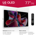 LG 77" Class 4K UHD OLED Web OS Smart TV with Dolby Vision G3 Series - OLED77G3PUA