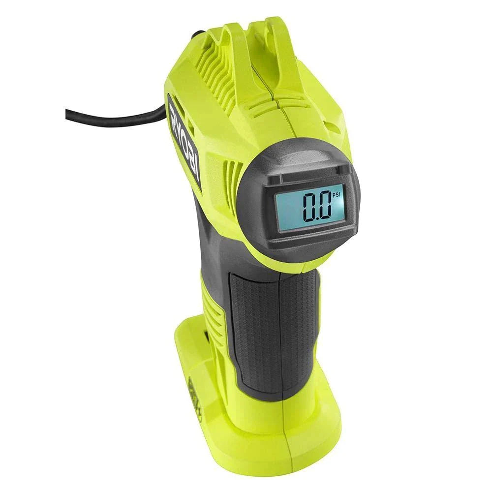 Ryobi P737D 18-Volt One+ Cordless Pressure Inflator with Digital Gauge. 4.0 Ah 18-Volt One+ Capacity Lithium-Ion