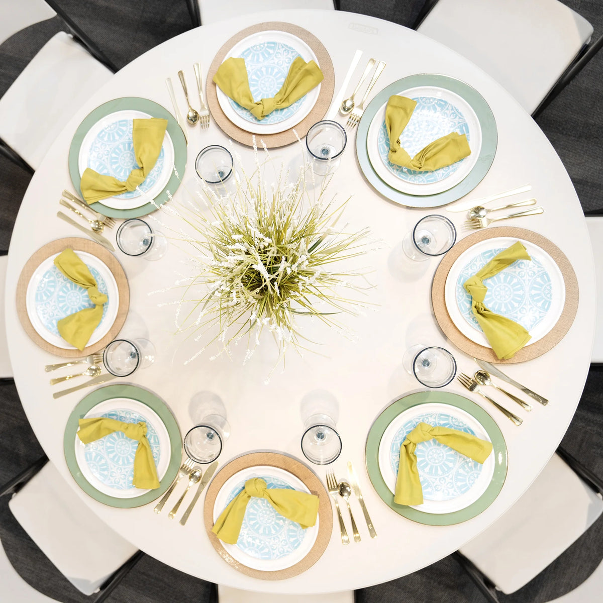 Lifetime 60 in Round Folding Table, Indoor/Outdoor Commercial Grade, Almond (280435)