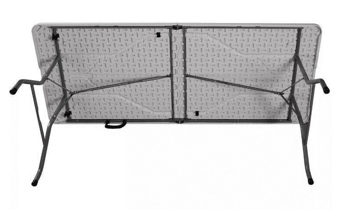 Cosco 6 Foot Folding Table in White Speckle