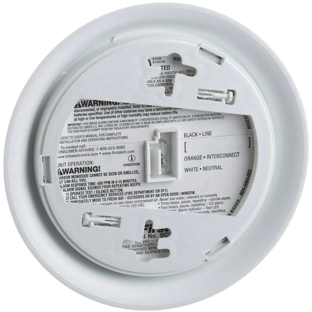 First Alert BRK SC9120B (2 Pack) Smoke & Carbon Monoxide Detector W/ Batt Backup