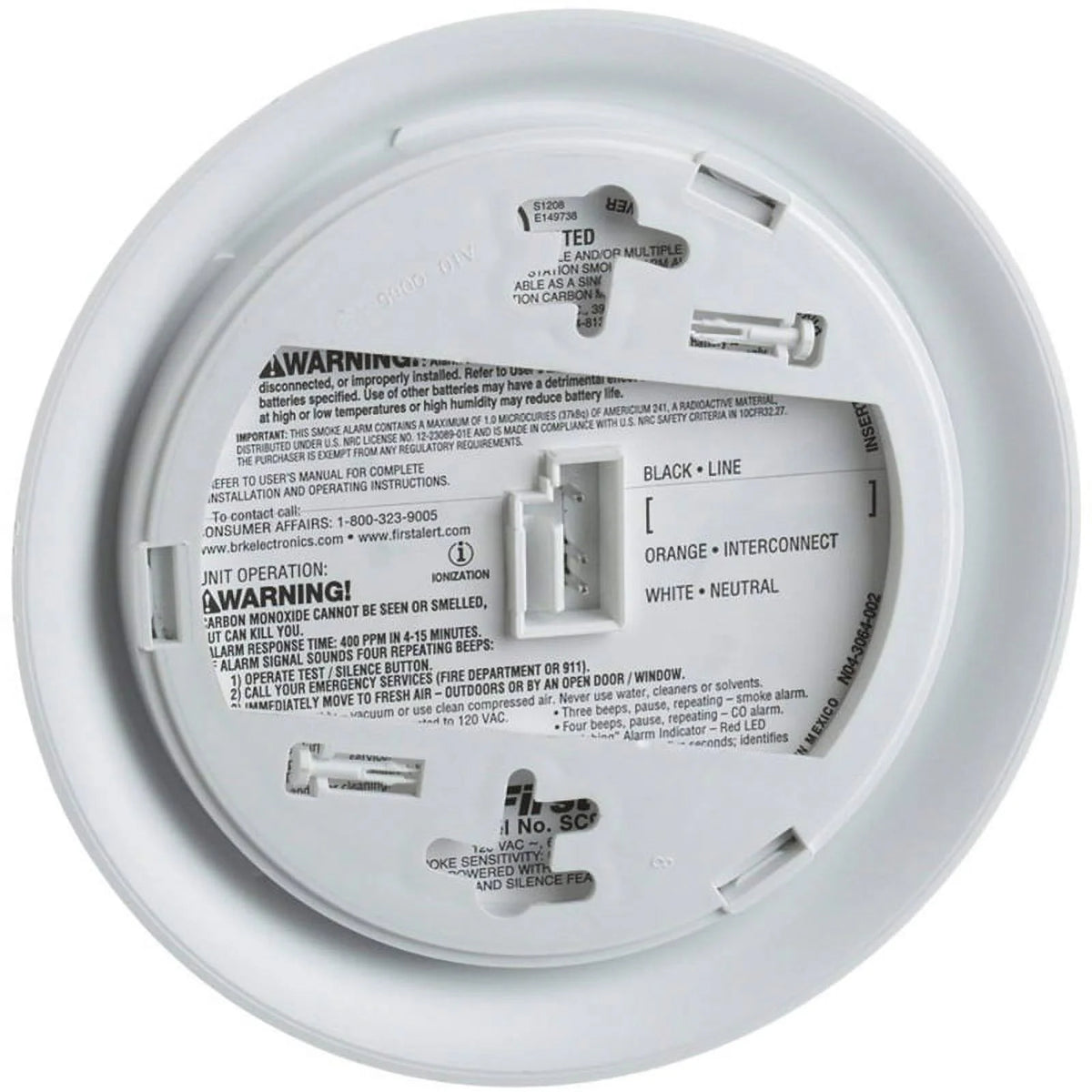 First Alert BRK SC9120B (2 Pack) Smoke & Carbon Monoxide Detector W/ Batt Backup