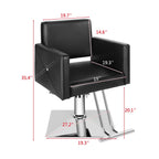 Salon Chair for Hair Stylist with Heavy Duty Hydraulic Pump
