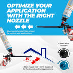 Adhesive Guru Spray Foam Insulation Kit (18 x 32.80 oz/930 Gr - 360 Board Feet), Self - Expanding Adhesive Foam