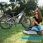 Electric Bike for Adults 26'', 1000W E - Mountain Bike 48V 30/20ah UL2849 Removable Battery, Fat Tire Ebike up to