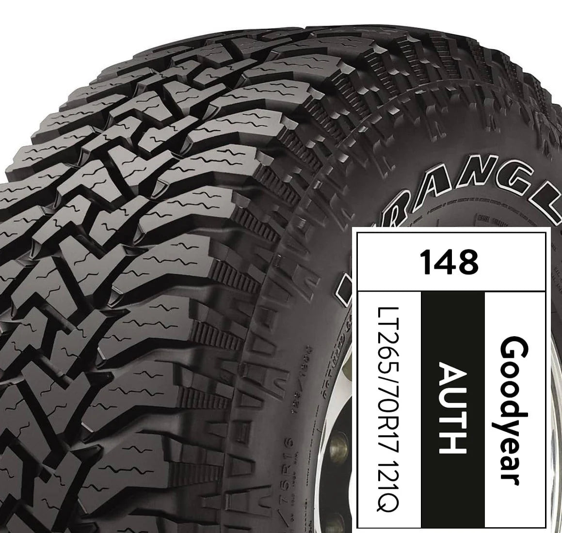 Goodyear Wrangler Authority A/T LT265/70R17 121Q All - Terrain Tire