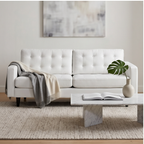 Roomviax Era Leather Sofa White