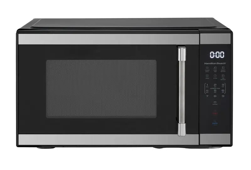 Hamilton Beach 1.1 Cu. Ft. Stainless Steel Microwave Oven – 1000W Mid-Size Countertop Model