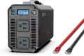BESTEK 1200W Car Power Inverter DC 12V to 110V AC Pure Sine Wave Converter with Digital LCD Display Dual USB Charge & Dual AC Outlet, Safety Certification