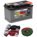 Everstart Platinum AGM Automotive Battery, Group Size H7 / LN4 / 94R 12 Volt, 850 CCA with Top Post Epoxy Battery