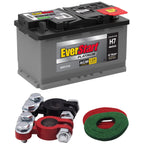 Everstart Platinum AGM Automotive Battery, Group Size H7 / LN4 / 94R 12 Volt, 850 CCA with Top Post Epoxy Battery