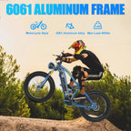 Electric Bike for Adults 26'', 1000W E - Mountain Bike 48V 30/20ah UL2849 Removable Battery, Fat Tire Ebike up to