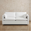 Roomviax Antonio Upholstered Fabric Sofa White