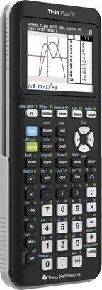 Texas Instruments Ti - 84 Plus CE Graphing Calculator, Black, 7.5 in