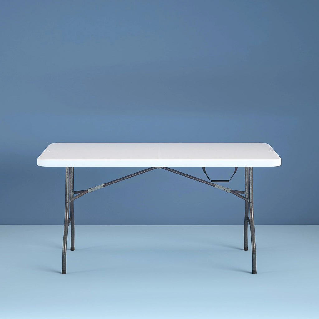 Cosco 6 Foot Folding Table in White Speckle