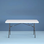 Cosco 6 Foot Folding Table in White Speckle