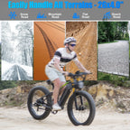 Electric Bike for Adults 26'', 1000W E - Mountain Bike 48V 30/20ah UL2849 Removable Battery, Fat Tire Ebike up to