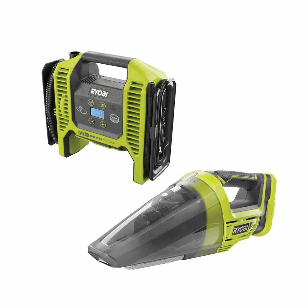 Ryobi P737D 18-Volt One+ Cordless Pressure Inflator with Digital Gauge. 4.0 Ah 18-Volt One+ Capacity Lithium-Ion