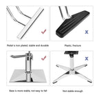 Salon Chair for Hair Stylist with Heavy Duty Hydraulic Pump