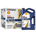 (3 Pack) Shell Rotella T6 Full Synthetic 15W - 40 Motor Oil, 1 Gallon (3 Pack)