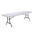 Lifetime 8 - Foot Commercial Grade Folding Table, White Granite (22980)