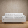 Roomviax Era Leather Sofa White