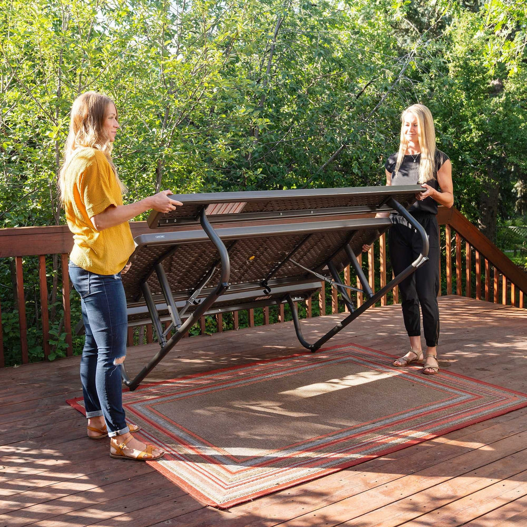 Lifetime 6 Foot Folding Picnic Table, Brown, 60105
