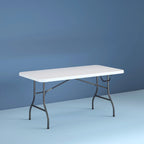 Cosco 6 Foot Folding Table in White Speckle