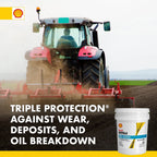 Shell Rotella T4 Triple Protection 15W - 40 Diesel Motor Oil, 5 Gallon Pail