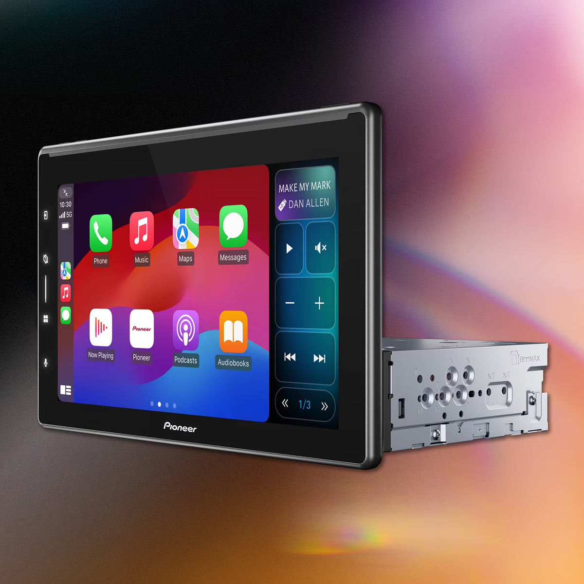 Pioneer 10.1 - In. Car in - Dash Unit, Single - DIN with Floating Touch Screen, Wired/Wireless Apple Carplay/Android