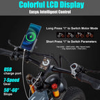 Electric Bike for Adults 26'', 1000W E - Mountain Bike 48V 30/20ah UL2849 Removable Battery, Fat Tire Ebike up to