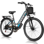 Vivi Electric Bike 26" City Commuter Electric Bike 48V 500W Step - Through Electric Bike 19.8MPH Electric Cruiser