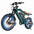 3000W(Peak) Motor 35MPH SMARTRAVEL ST202 Electric Dirt Bike for Adults, 52V50AH Dual Battery Ebike, 92+ Miles Range
